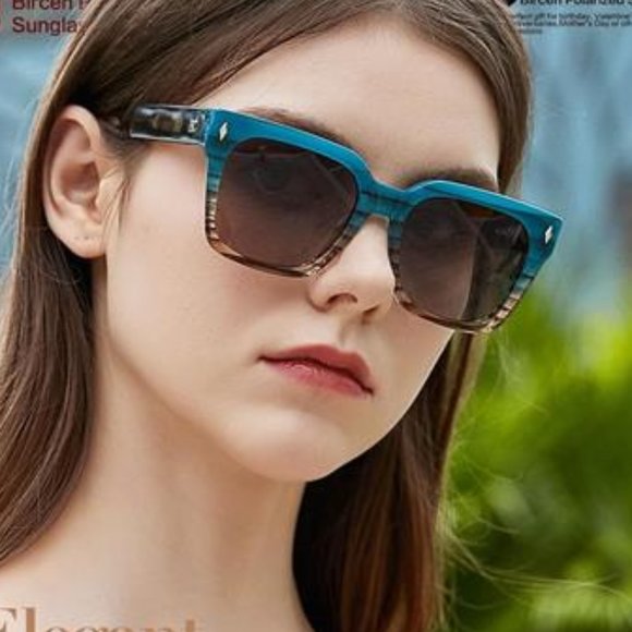 ?Polarized  Sunglasses for Women: UV Protection Womens and Mens Square Shades